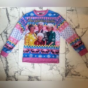 American AF Golden Girls Ugly Christmas Sweater - Size Small (S)